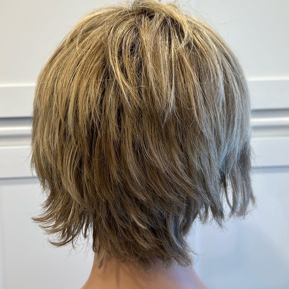 Jon Renau Modacrylic Nature Blend Wig Shag Layered Short Highlights Wig - Picture 5 of 9